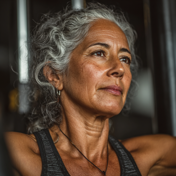 Instructor con adultos mayores